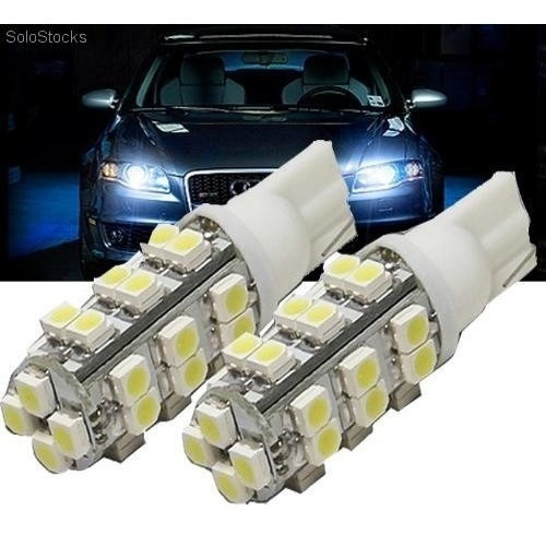 Par Pingo T10 28 Leds Ef Xenon 5000k 6000k Branco Puro W5w