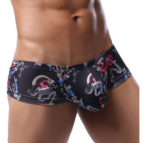 I Moda Masculina Casual Cómoda Transpirable Estampada M 7178