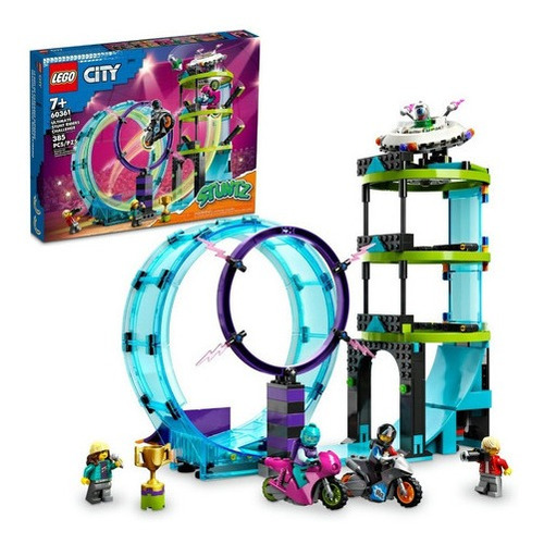 Kit Lego City Stuntz 60361  Bucle Extremo 385 Pz