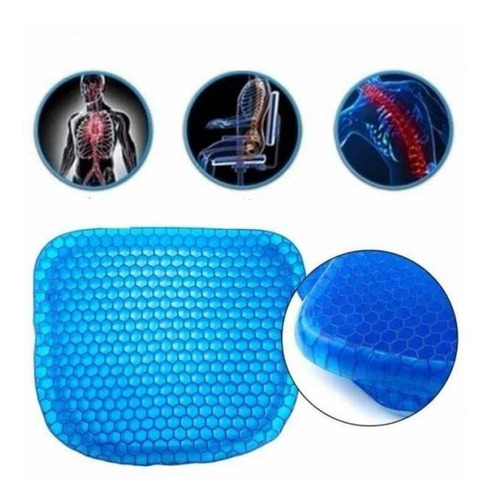 Asiento Cojín Flexible Gel Confortable Para Sillas Auto Ofic