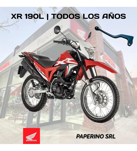 Manija Palanca Embrague Honda Xr 150 Original Paperino