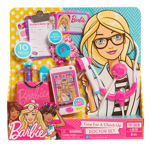 Barbie Set Médico, Multicolor