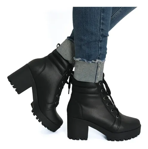 Coturno feminino tratorado salto hot sale baixo
