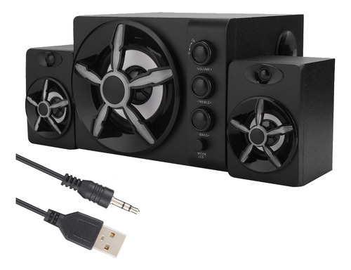 Subwoofer Desktop Notebook 2.1 Accesorio Para Ordenador Sada