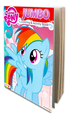 Set De Libros Para Colorear Disney My Little Pony Con Pegati