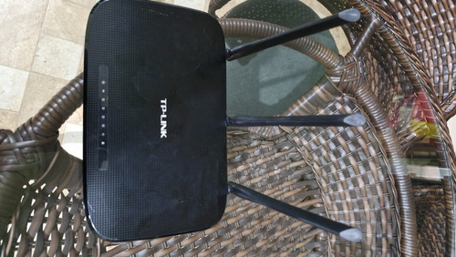 Roteador Tp-link Tl-wr940n Wireless 450mbps Cor Preto (Usado)