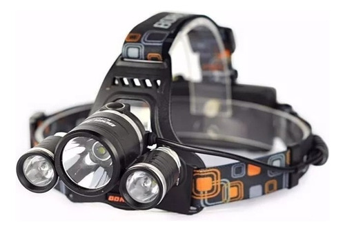 Pack 3 Linterna Frontal 5000 Lumenes Led Minero