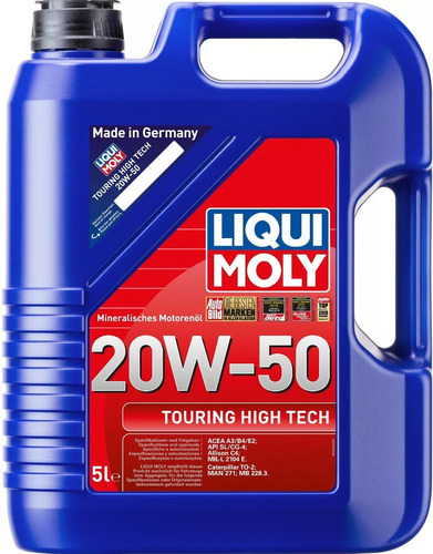 Aceite Para Motor 20w50 Liqui Moly 5lts