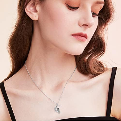 Collar De Cuervo Plesitep De Plata De Ley Con Colgante De Cu