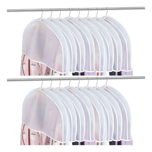 16pcs Fundas Hombro Para Ropa Protectores De Ropa Antipolvo