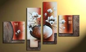 Cuadros Florales Dipticos Tripticos Modernos