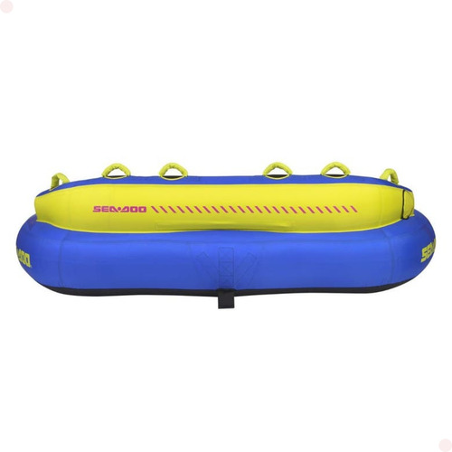 Boia Fechada Rebocável 3 Lugares Sea-doo + Cabo Ski 18m Ntk Cor Azul