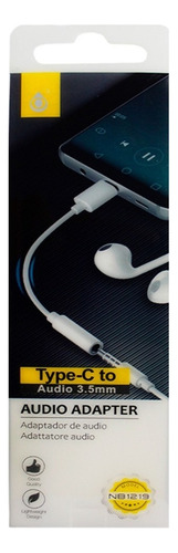 Cable Adaptador De Audio Tipo-c A Jack 3.5mm Aux