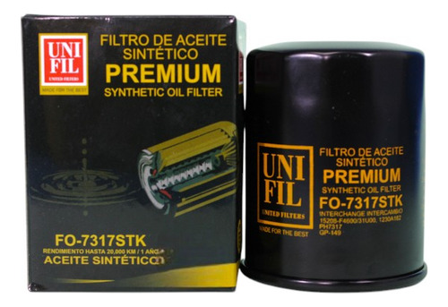 Filtro Aceite Para Mitsubishi L200 2.4 Dies 20-23 Fo-7317stk