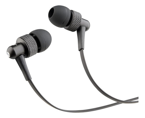 Auriculares Con Cable Mobilespec Mbsmetal Fashion - Negro