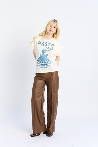 Remera Mujer Manga Corta Estampada Algodon Canchera Comoda