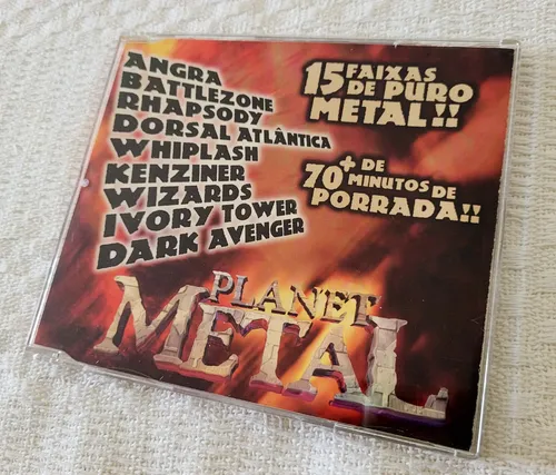 Raro: Cd Planet Metal Nº 1 (angra Rhapsody Paul Di'anno E +)