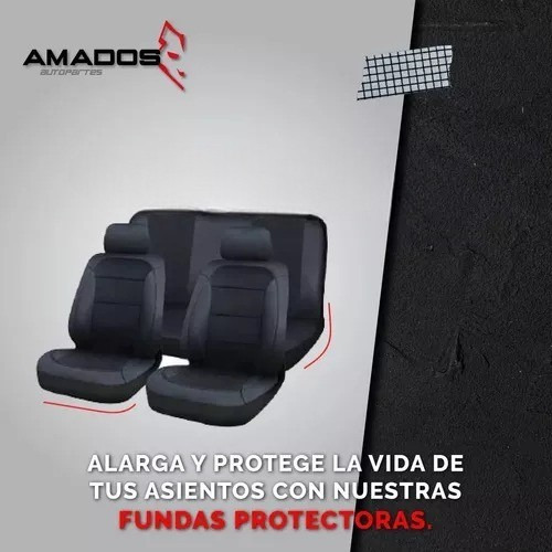 Cubre Asiento Chevy Fundas C1 C2 C3 Cab Corrida Tela Automot