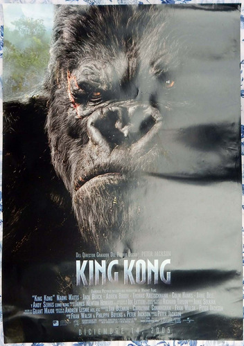 King Kong Poster De Cine Original Director Peter Jackson