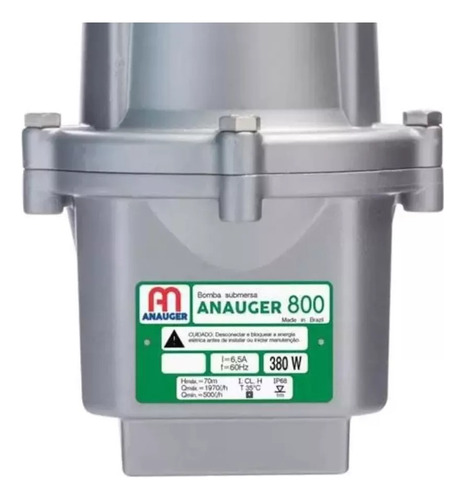 Bomba Submersa Para Poço Anauger 800 380w 220v