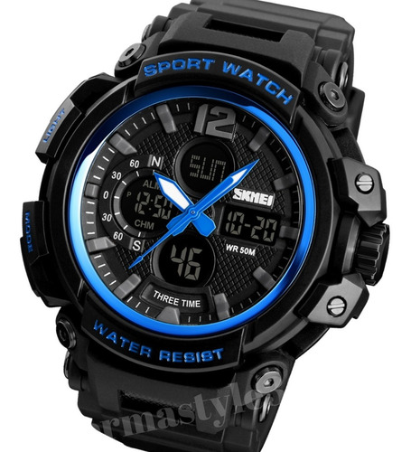 Imagen 10 de 10 de Reloj Deportivo Sumergible Para Hombre Cronometro Skmei