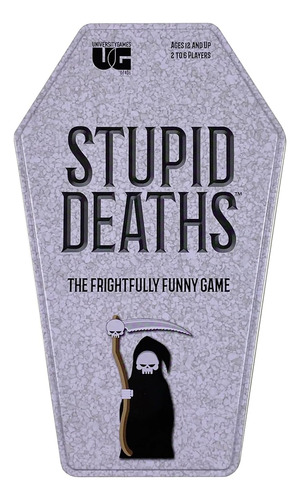 Juego De Mesa De Lata De Ataud Stupid Deaths/social