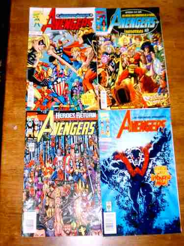 Los Vengadores 4 Numeros Marvel Comics Edita Vid 4 X $7.500