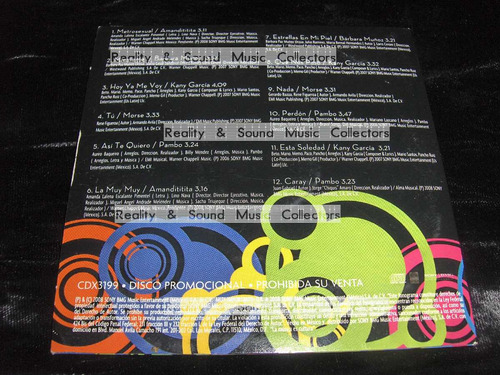 Pambo Kany Garcia Barbara Muñoz Amandititita Cd Promo (Usado)