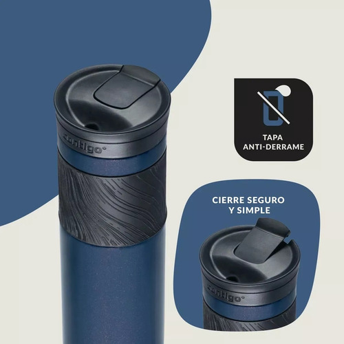 Vaso Contigo Byron 710ml Termico Mug Midnight Azul Perlado