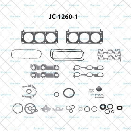 Kit Juntas Motor P/ Chevrolet Venture 01/03 3.4l V6 Gasolina
