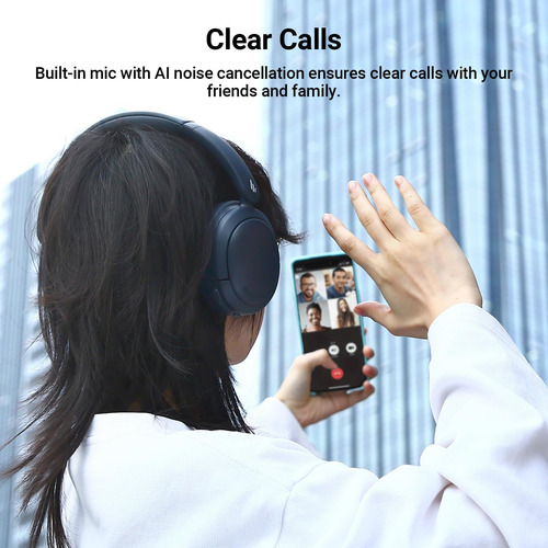 Auriculares Edifier V80 Hybrid Anc Bluetooth 45 H De Reprodu