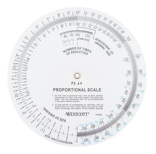 Westcott 5  Proporcional Escala (ps-69)