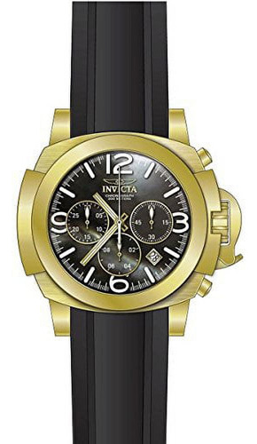 Reloj  Para Hombre 22277 Cronógrafo Esfera Negra Con