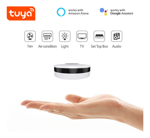 Imagen 3 de 10 de Control Remoto Universal Smart Ir Wifi Tuya Smart Hub