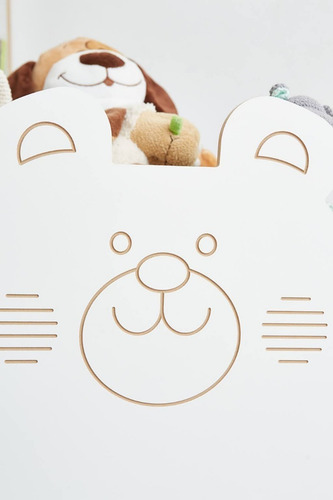 Imagen 2 de 8 de Baul Juguetero Niñas Niños Gatito Osito Conejito Excelentes