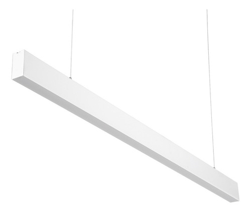 Listón Colgante Perfil Tasso Mini Led 38w 169cm Lucciola Estructura Blanco C/luz Cálida