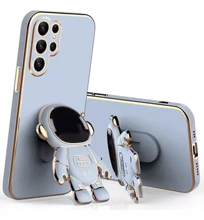 Capa Capinha Para Samsung Com Premium Astronauta Suporte