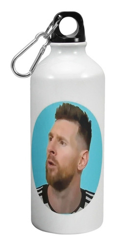 Botella De Agua Deporte Messi Que Mira Bobo 600 Ml