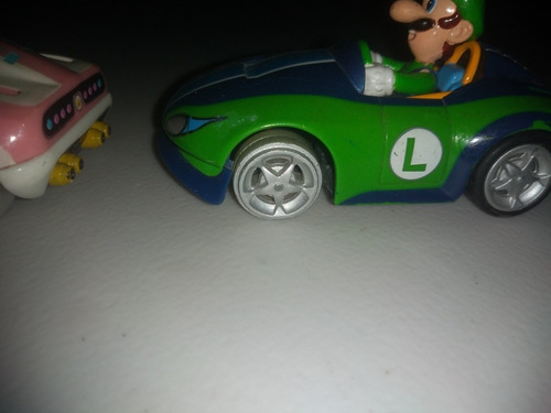 Mario Kart Vehículo Pull Speed Original Nintendo Peach Luigi (Usado)