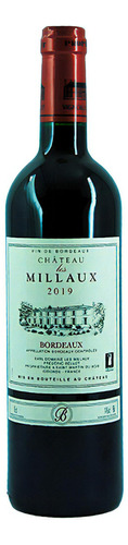 Vinho Chateau Les Millaux Bordeaux Tinto 750ml