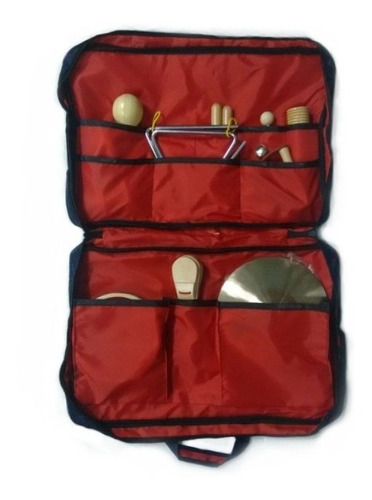 Kit De Percusión Infantil 8 Instrumentos Con Bolso Knight