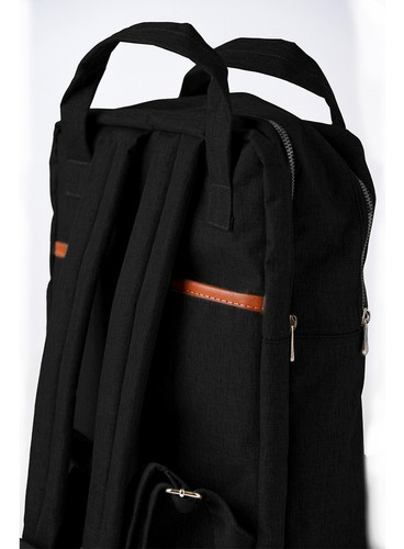 Mochila Matera Rowa Portanotebook Pringles Negro
