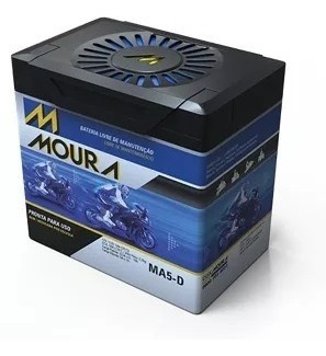 Bateria Moura 5ah 125/150cg/ Titan /biz /nxr/bros/ 