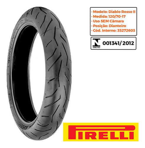 Par Pneu Ducati Hypermotard 1100 120-70-17+180-55-17 Pirelli