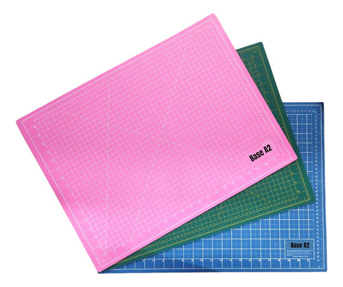 Base De Corte A2 60x45cm Para Costura Patchwork Scrapbook Cor Rosa