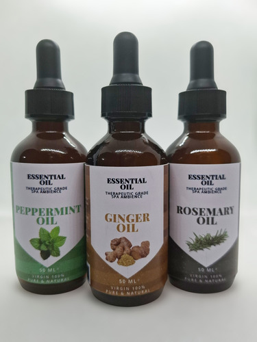 Aceite Jengibre Puro 100% Original 50ml Cabello Barba Nuevo