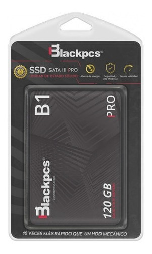 Unidad Ssd Blackpcs B1 120gb 560mb/s Sata Iii 2.5