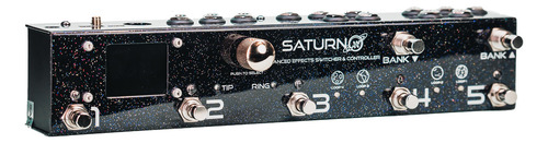 Controlador De Efeitos - Supernova - Saturn Pedals Cor Preto Galáctico