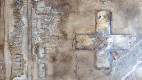 Imagen 3 de 10 de Obra De Arte Cuadro Original Tecnica Mixta Relieve