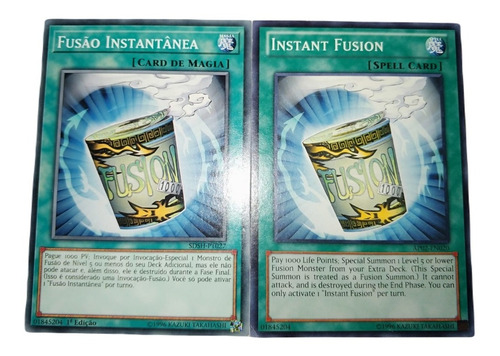 Yu-gi-oh! 2x Fusao Instantanea Comum